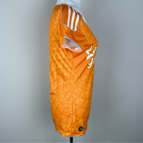 NWOT Houston‎ Dynamo Adidas ClimaCool Jersey Women’s Medium Orange Soccer Shirt - Picture 3 of 11